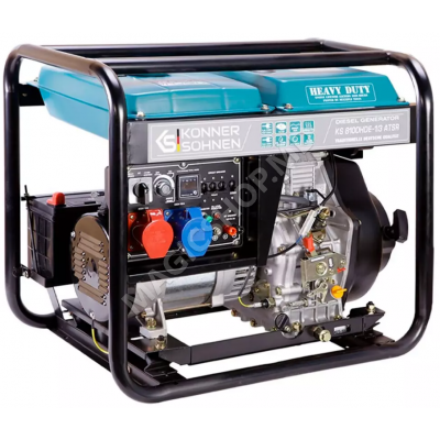 Электрогенератор Könner&Söhnen KS 8100HDE-1/3 ATSR 6.5квт Дизель AVR